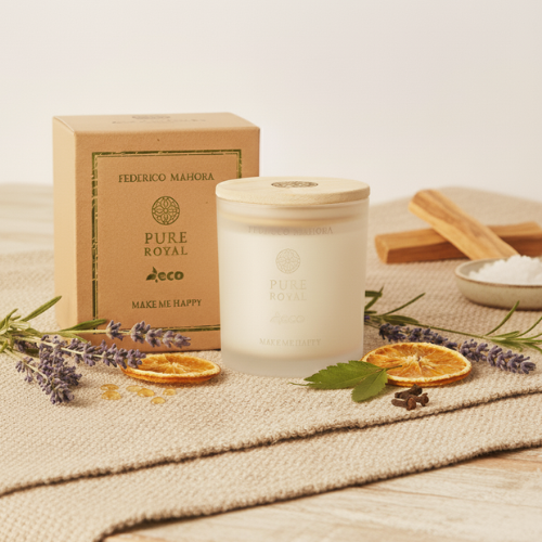 Soy Candle Make Me Happy 180 ml Pure Royal ECO